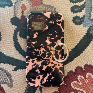 Burga “Betty” iPhone 15 case with gold ring holder
